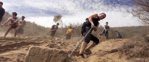 Obstacle Course training involves pulling your weight.