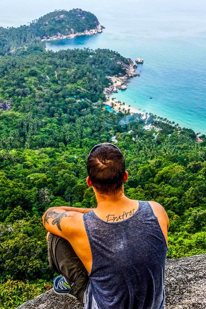 Hiking in Thailand on Koh Phangan