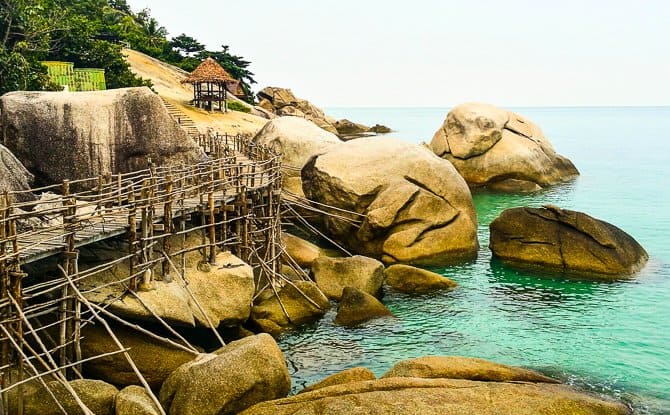 Hiking in Thailand on Koh Phangan